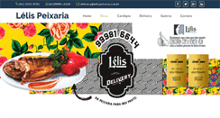 Desktop Screenshot of lelispeixaria.com.br